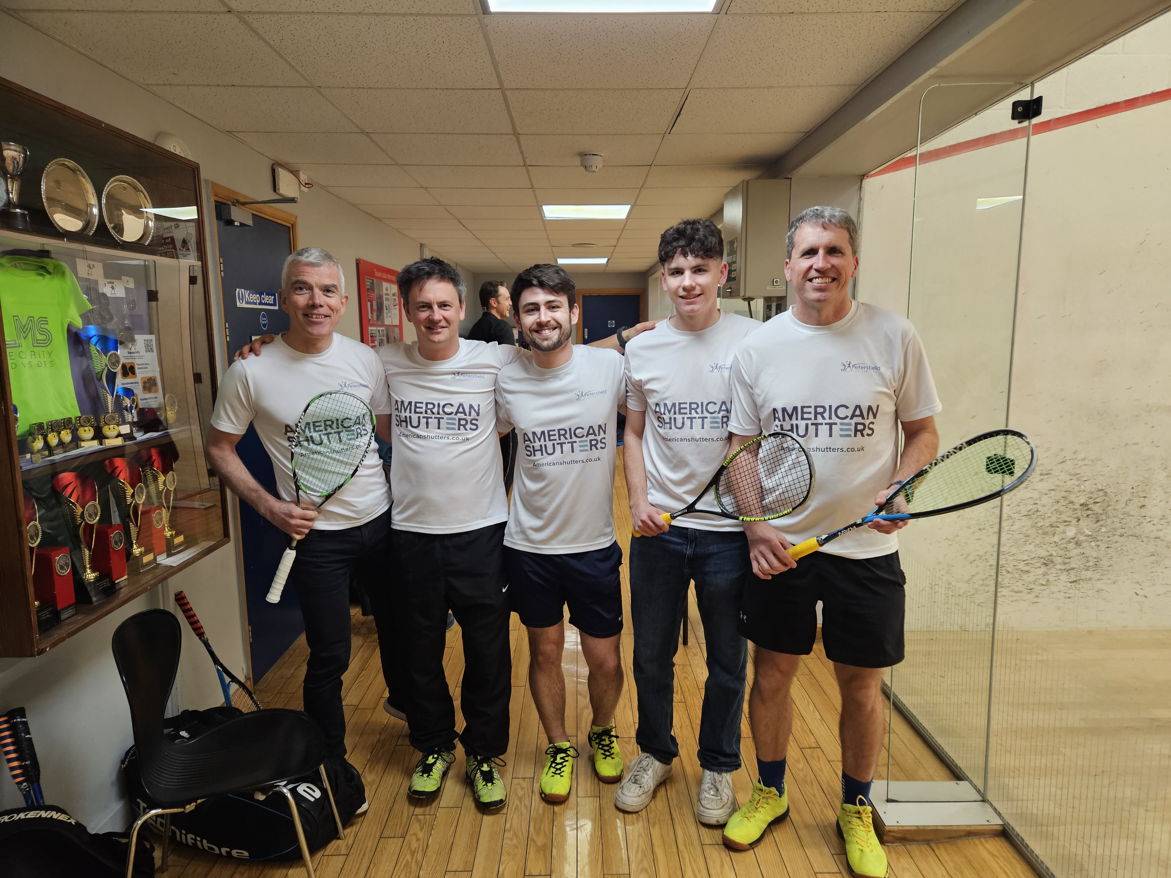 Petersfield Squash Club team kit